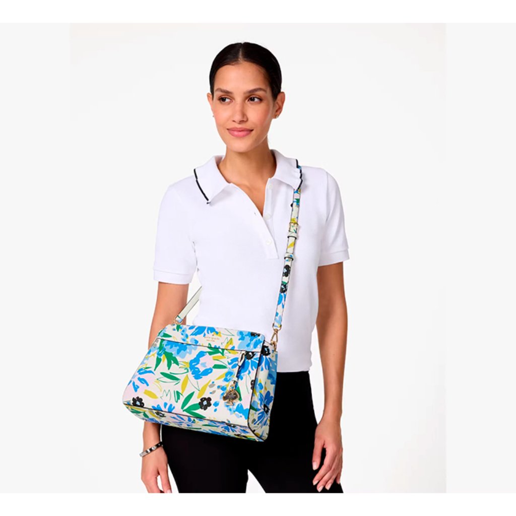 G Kate Spade Madison Floral Medium Top Handle Satchel Bag Kk967 Nwt Purse $429